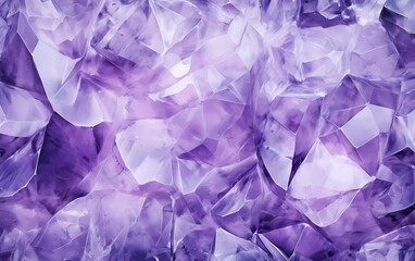 Geometric purple ice texture background. generative ai