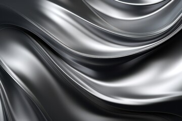 Liquid Metal Swirls Background - obrazy, fototapety, plakaty
