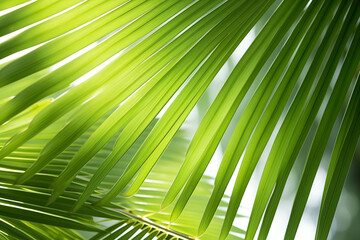 Palm tree branch tropical cover background useful for brochure template