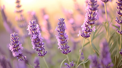Obraz premium Sunflower Bliss: Lavender Canvas Art Masterpiece