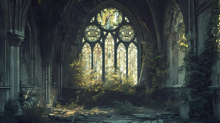 overgrown cathedral