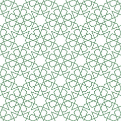 Seamless abstract geometric pattern in Islamic style