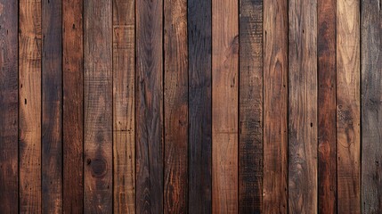 Naklejka premium Brown wood texture background coming from natural tree. The wooden panel has a beautiful dark pattern, hardwood floor texture 