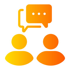 discussion Gradient icon