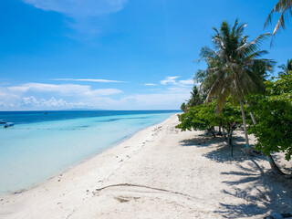 A perfect day at tropical beach. Dumaluan Beach during a weekday in the island of Panglao, Philippines.