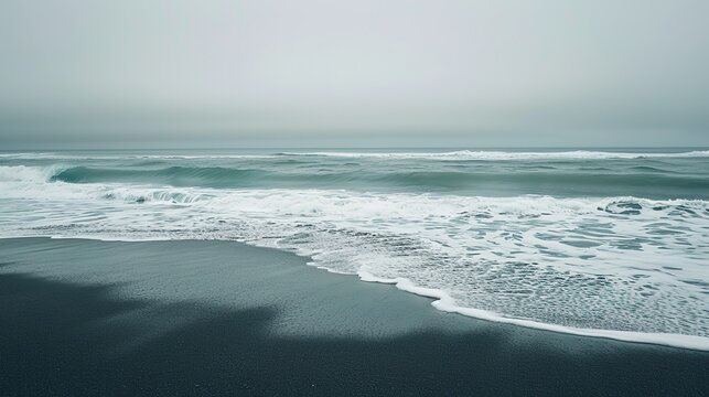 sea and gray sand