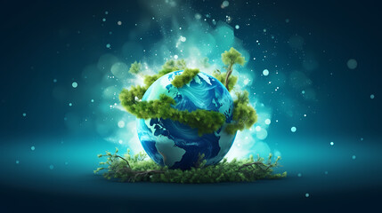 Environmental protection background, world environment day background, protect the environment