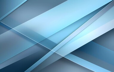 Glowing light blue and gray abstract background geometry and layer elements vector. generative ai