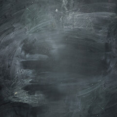 Empty dark chalkboard.