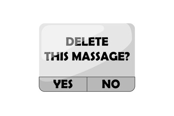 Reminder Massage Functional Information Sticker