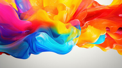 Abstract background of a splash of multicolored