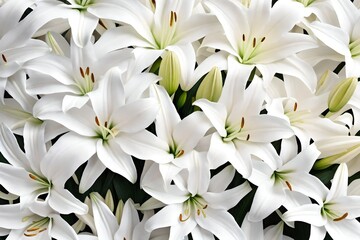 white flowers
