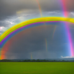 rainbow in the sky