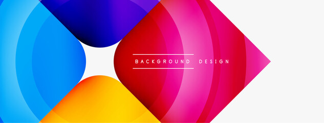 Circle abstract background. Wallpaper, banner, background, landing page, wall art, invitation, print, poster