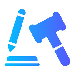 law gradient icon