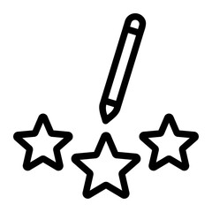 rating line icon