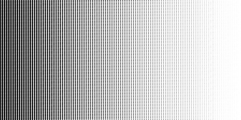 Vector dots halftone black and white background. Overlay dotted halftone texture background.