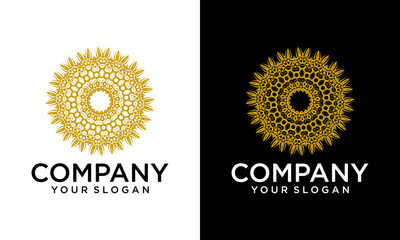 Creative Abstract elegant tree leaf flower logo icon vector design. Universal creative premium symbol. Graceful jewel boutique vector sign.