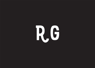RG  initial logo design and creative logo