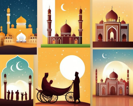 ilustration eid mubaraq