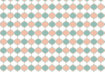 トルコ・モロッコ風パターン柄背景イラスト
