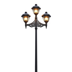 Fototapeta na wymiar street lamp isolated on white