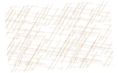 Grunge brown on white abstract background. Vector grunge background made by lines and dots.