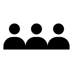 people icon, group