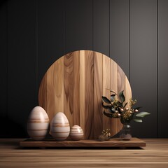 happy easter theme home decoration 