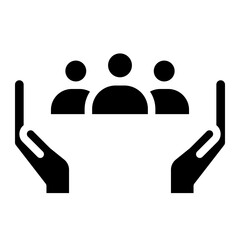 people icon, group