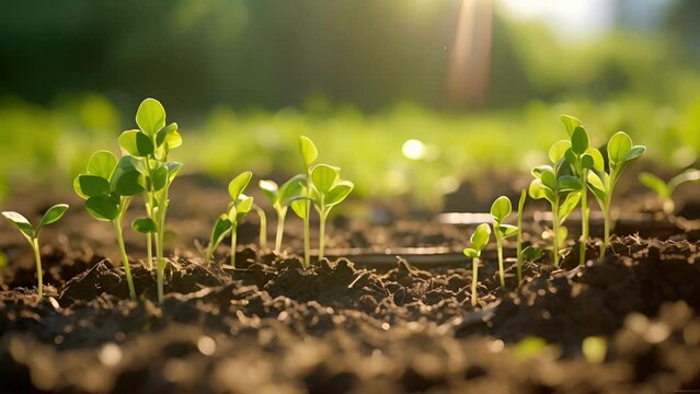 A closeup of a diverse cover crop, planted to prevent erosion and add essential nutrients back into the land.