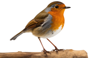 The Delightful Presence of Sparrows in Everyday City Life on White or PNG Transparent Background.