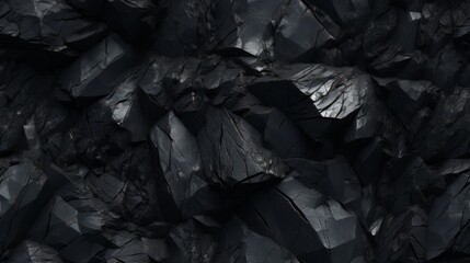 Jagged and rough rock texture with sharp edges. Generative AI