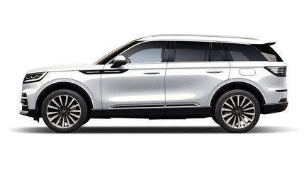 Obraz premium Family SUV isolated on white