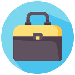 toolbox round flat vector icon