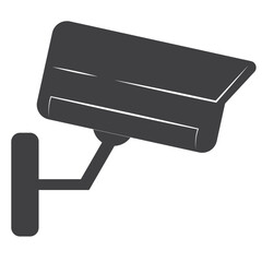 Fixed CCTV, Security Camera Icon Vector Template Illustration Design