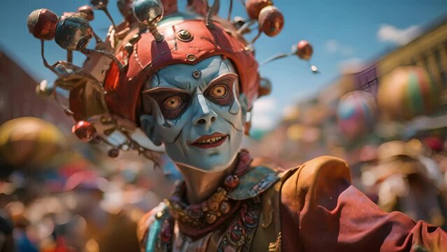 Enter a whimsical carnival filled with living statues, contortionists that defy anatomy, and clowns that make you question reality.