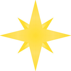 Obraz premium golden star icon