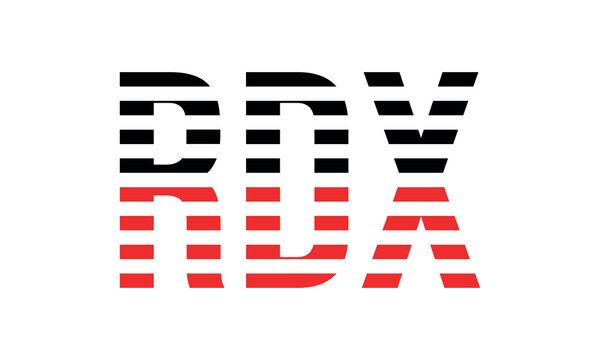 RDX three initial letter iconic line negative space minimal logo design vector template. monogram, abstract, wordmark, business, typography, minimalist, brand, company, flat, modern, unique, simple