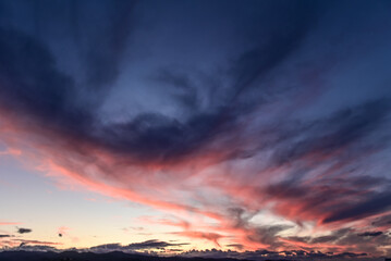 winter sunset dramatic colorful sky over the mediterranean sea 6