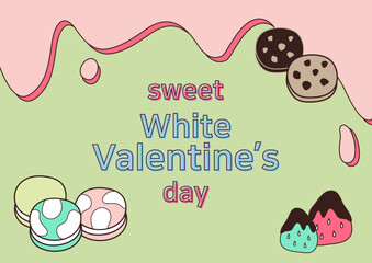 발렌타인데이, 화이트데이 배경