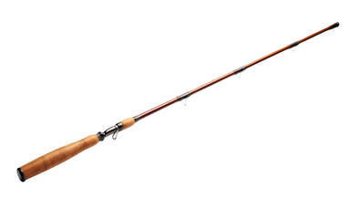 Master Your Craft with a High Performance Fishing Rod on White or PNG Transparent Background.