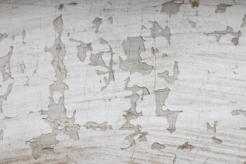 Structure of an old destroyed wall in vintage style. Abstract texture of white cardboard paper...