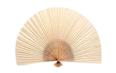 Breathe in the Freshness of Nature with the Breathe Breeze Palm Leaf Fan on White or PNG Transparent Background.