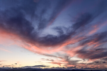 winter sunset dramatic colorful sky over the mediterranean sea 18