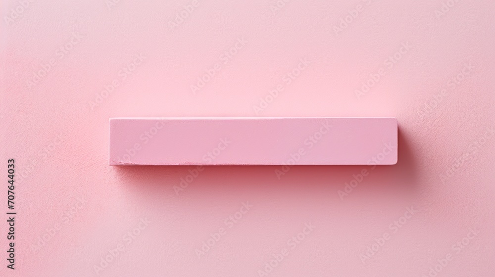 Aufkleber A single eraser centered on a clean white surface Generative AI
