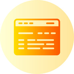 browser gradient icon