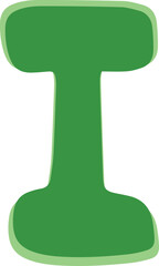 st. patrick's day letter uppercase i