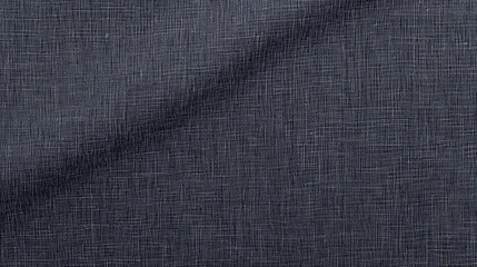 Fototapeta na wymiar dark black linen texture background,light black canvas background, black fabric cloth texture