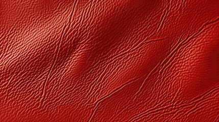 close up red leather texture background